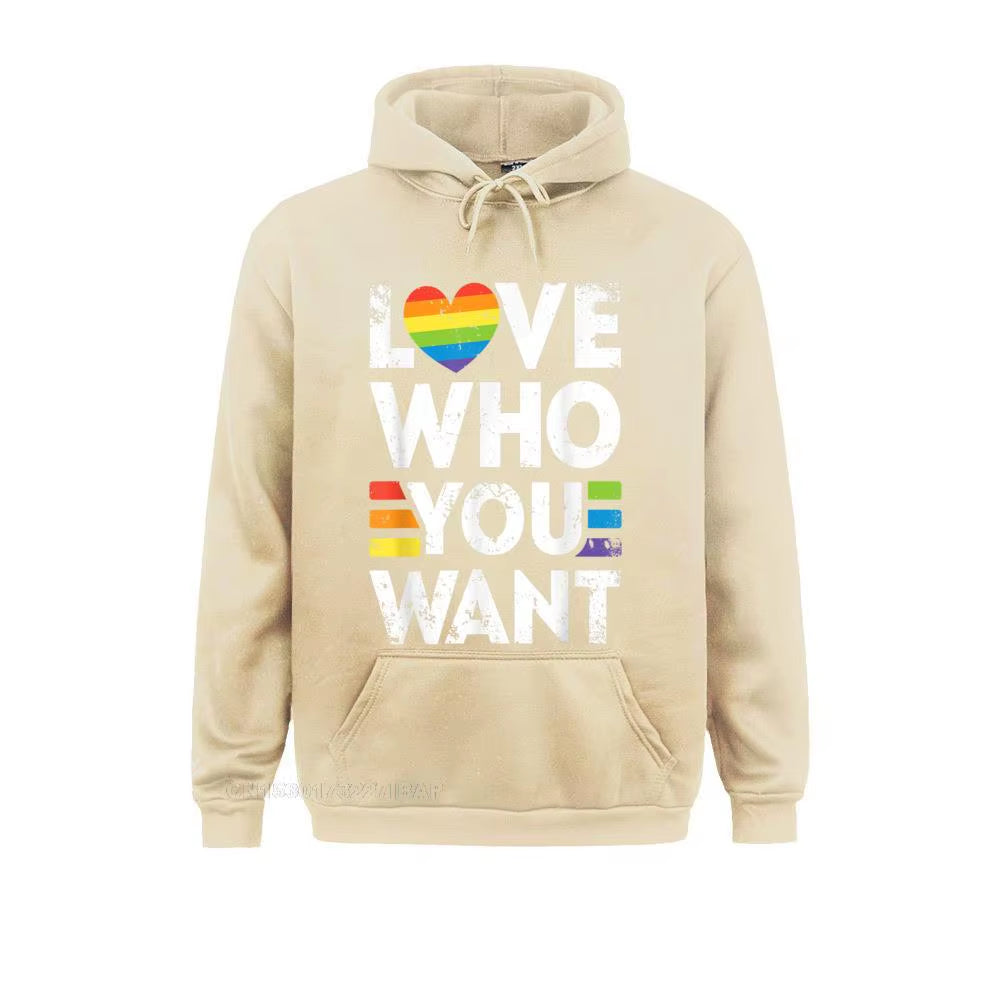Love Who You Want Pride Hoodie