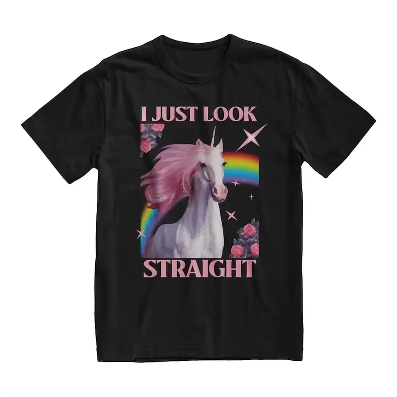 I Just Look Straight T-Shirt