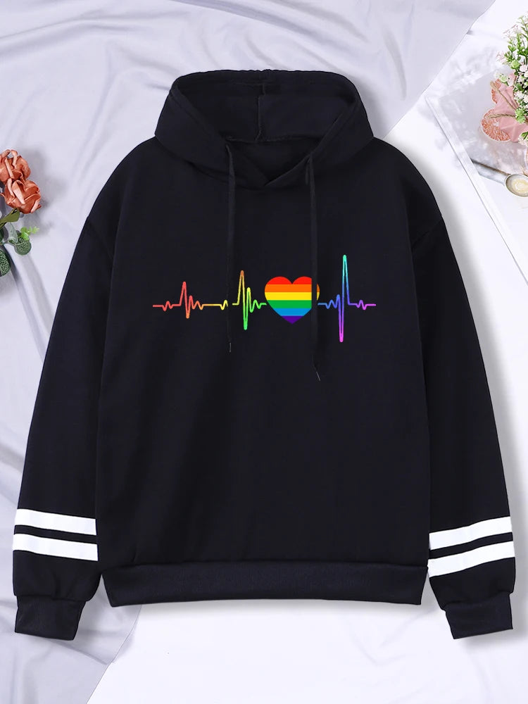 Heartbeat Pride Love Hoodie