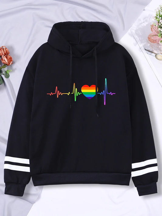 Heartbeat Pride Love Hoodie
