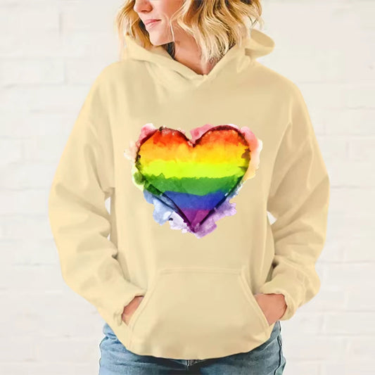 Rainbow Heart Hoodie